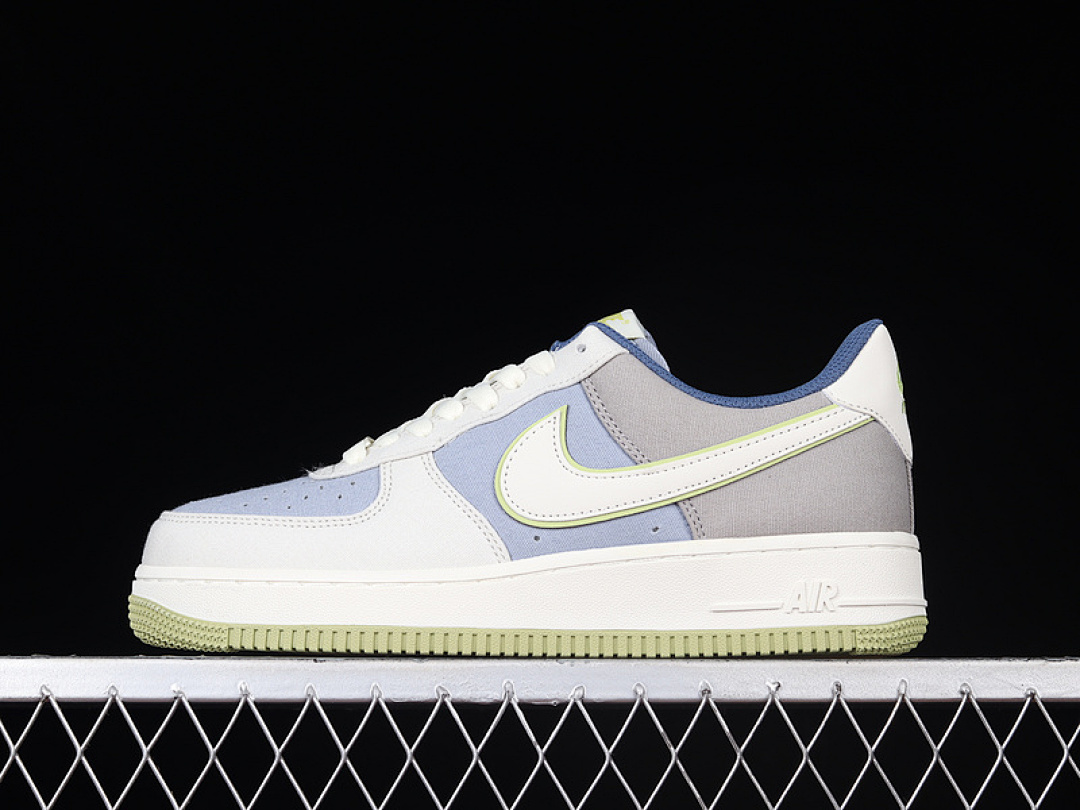 Nike [DG2296-025]-[AIR FORCE 1 LOW 07 BEIGE/BLUE/GREEN]-[WOMAN:36-39]-[MAN:40-45], photo 1