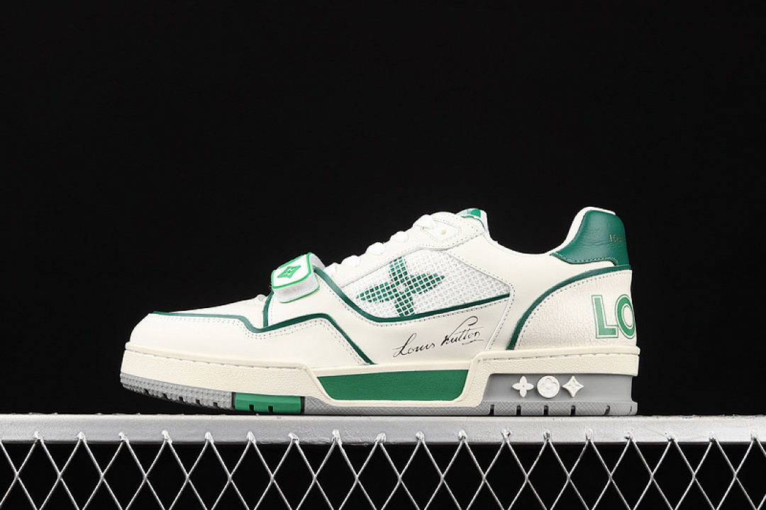 Louis Vuitton Louis Vuitton [L*V 2021SS TRAINER SHOES WHITE/LIGHT GREY/GREEN]-[MAN:38-45], photo 1