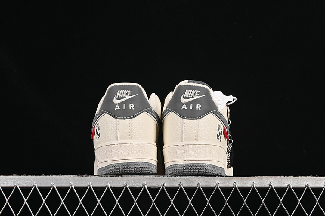 Nike [KJ1688-004]-[AIR FORCE 1 07 LOW OFF-WHITE WHITE/GREY]-[WOMAN:36-39]-[MAN:40-45] - Image 13