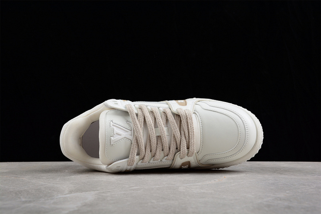 Louis Vuitton [L*V TRAINER SNEAKERS WHITE/WHITE/WHITE]-[WOMAN:35-40]-[MAN:39-45] - Image 14