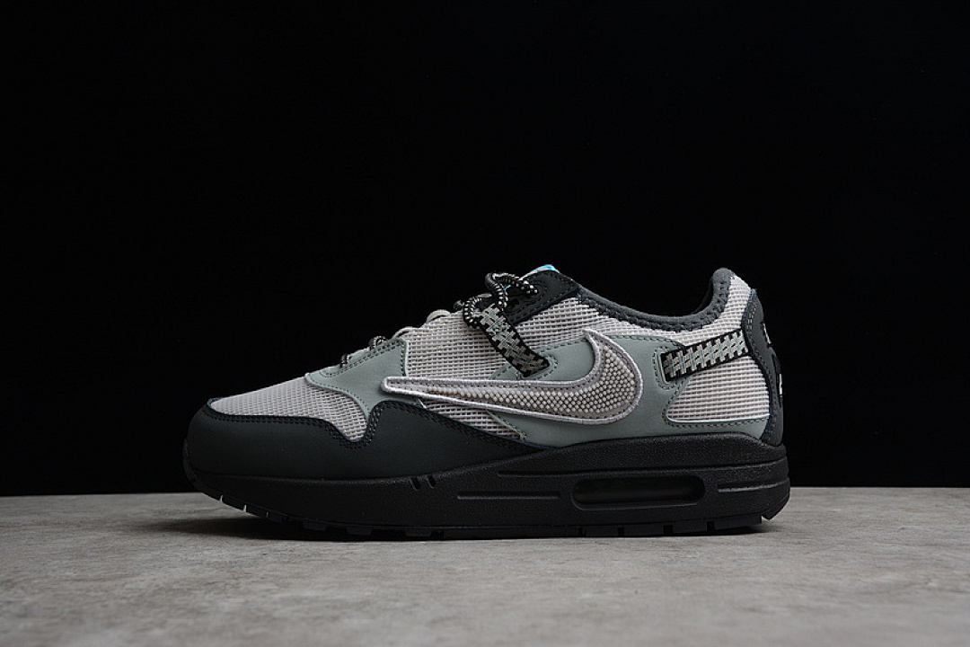 Nike TRAVIS SCOTT X AIR MAX 1 CACTUS JACK BLACK/GREY/BLUE · DO9392-001, photo 1