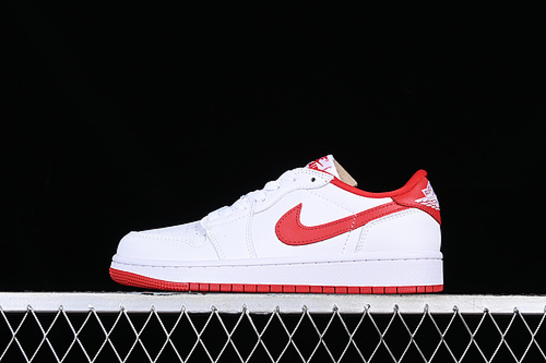 Jordan [CZ0790-161]-[AIR JORDAN 1 LOW WHITE/RED]-[WOMAN:36-39]-[MAN:40-46], photo 1