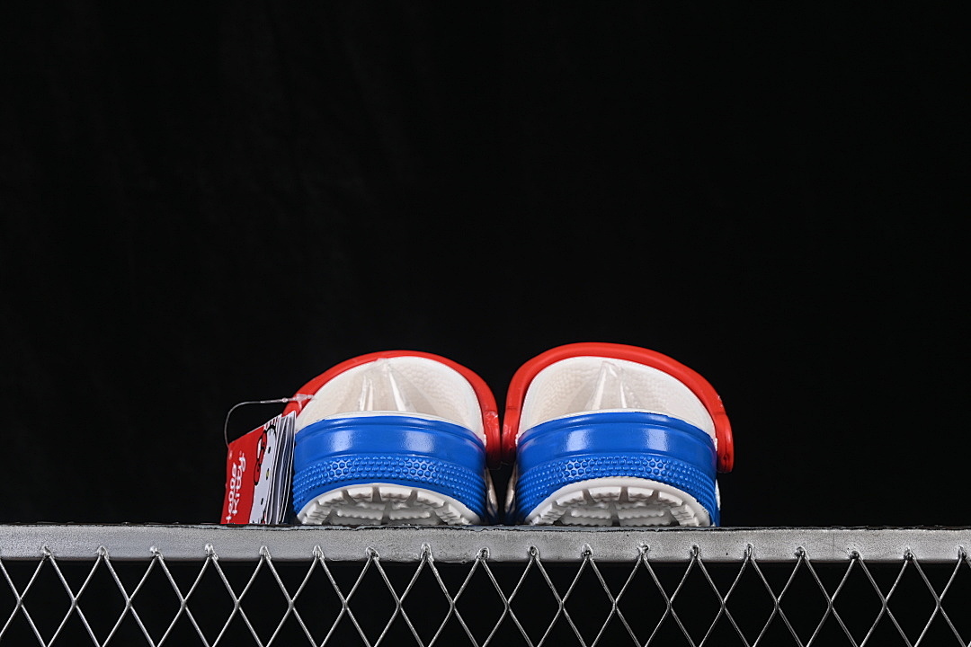 Crocs [CASUAL SLIP-ON SHOES WHITE/RED/BLUE]-[WOMAN:36-39]-[MAN:40-46] - Image 8