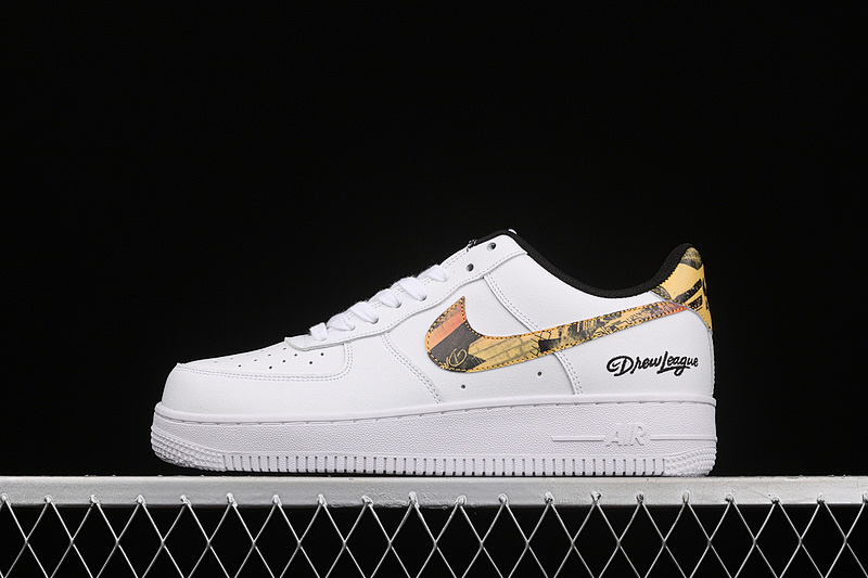 Nike Nike AIR FORCE 1 LOW DREW LEAGUE WHITE/BLACK-MULTI-COLOR · DM7578-100, photo 1