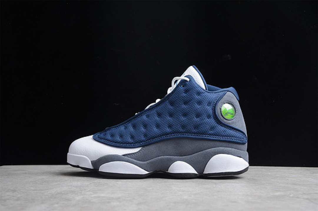 Jordan [414571-404]-[GZ AIR JORDAN 13 RETRO FLINT 2020 NAVY/CAROLINA BLUE/FLINT GREY/WHITE], photo 1