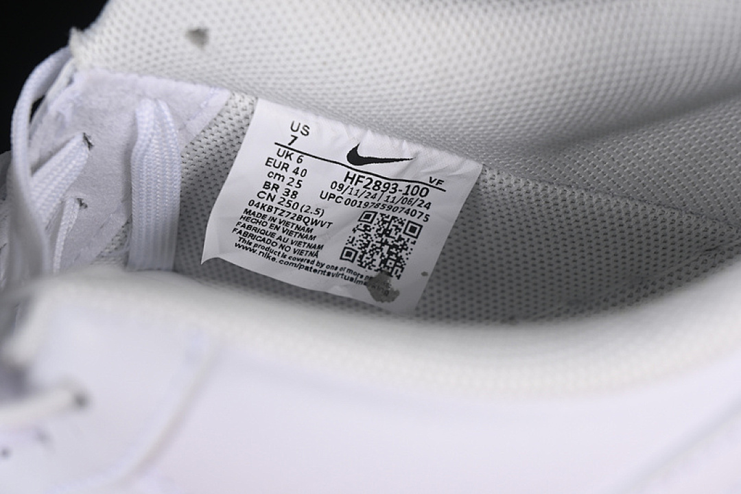 Nike [HF2893-100]-[AIR FORCE 1 07 LOW WHITE/WHITE/WHITE]-[WOMAN:36-39]-[MAN:40-45] - Image 6