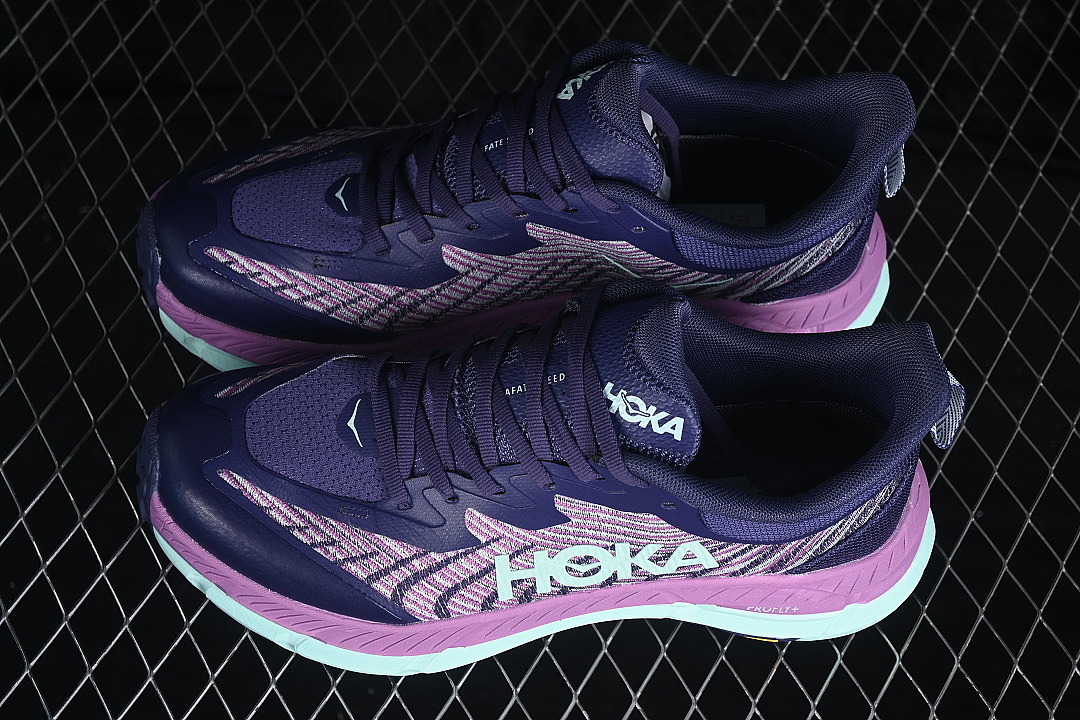 Hoka [1131056 NSOF]-[LIGHTWEIGHT MOUNTAIN RUNNING SHOES NAVY BLUE/PURPLE]-[WOMAN:36-39]-[MAN:40-45] - Image 10