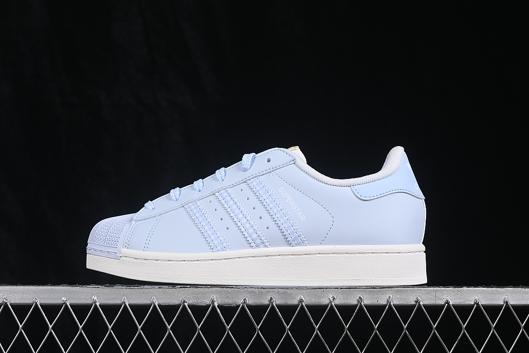 Unbranded [HQ2646]-[ORIGINALS SUPERSTAR II SHELL TOE CASUAL SNEAKERS ICE BLUE/WHITE]-[WOMAN:35-39]-[MAN:4, photo 1