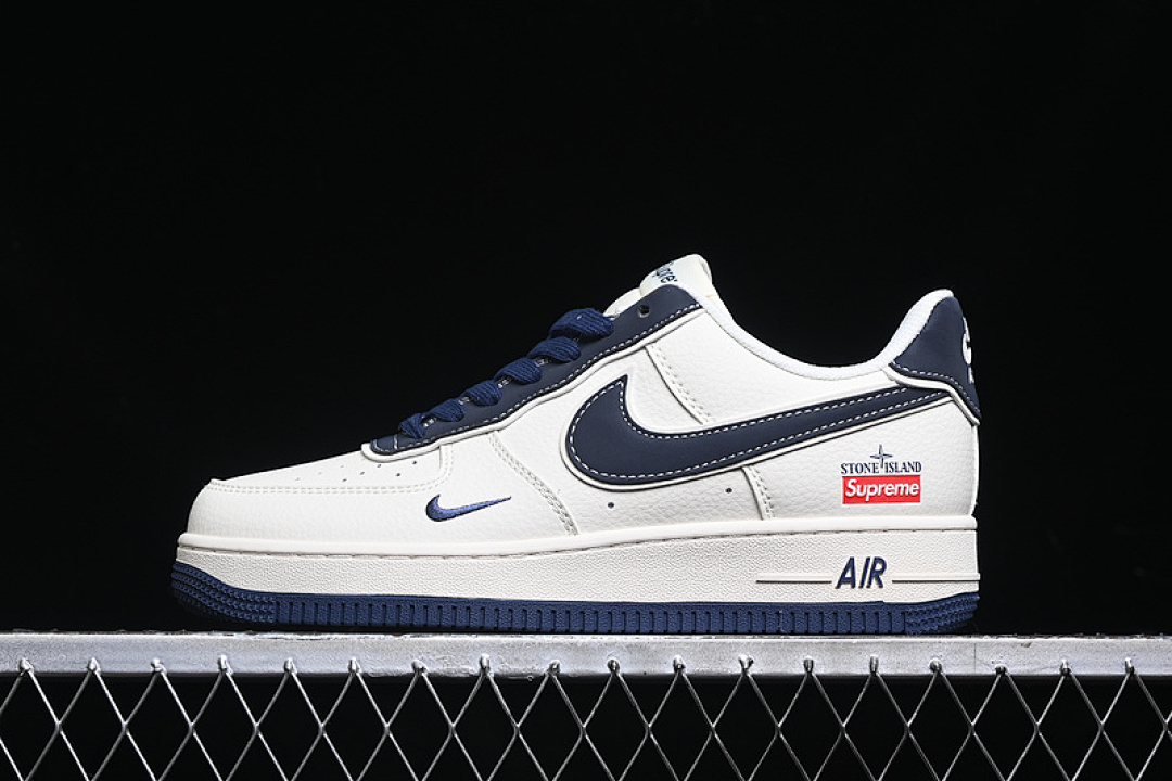 Nike [BB1616-302]-[AIR FORCE 1 07 LOW SUPREME OFF WHITE/BLUE]-[WOMAN:36-39]-[MAN:40-45], photo 1