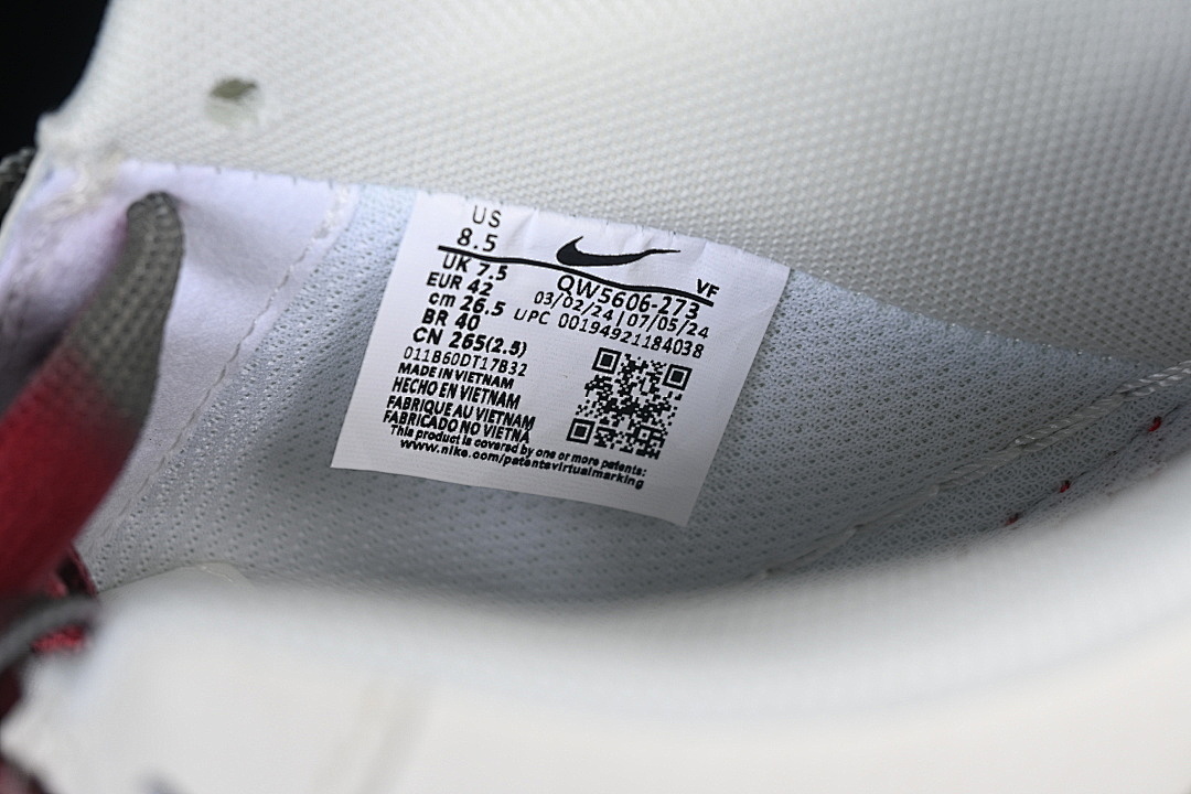 Nike [QW5606-273]-[AIR FORCE 1 07 LOW WHITE/GREEN/RED]-[WOMAN:36-39]-[MAN:40-45] - Image 6