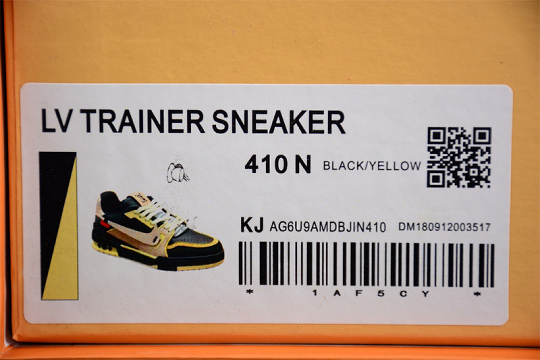 Louis Vuitton [LOUIS VUITTON TRAINER SNEAKER LOW LV WHITE/BLACK/YELLOW]-[WOMAN:35-39]-[MAN:40-45] - Image 3