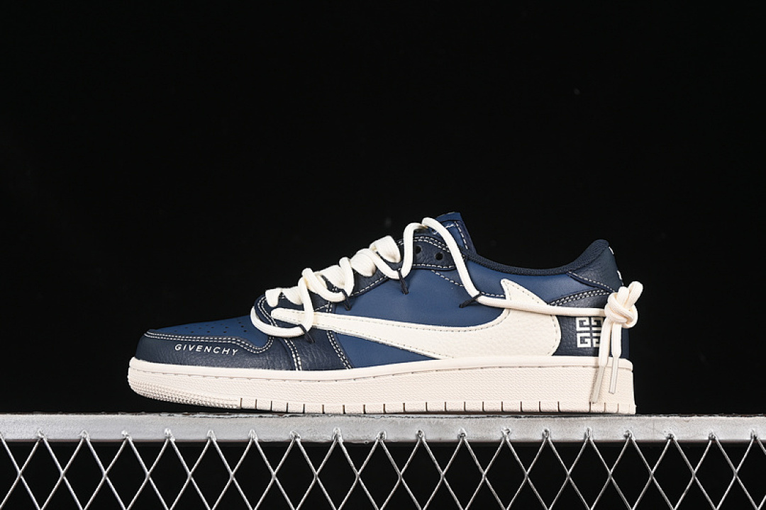 Jordan [LD2025-021]-[TRAVIS SCOTT X FRAGMENT DESIGN AIR JORDAN 1 LOW OG SP WHITE/BLUE]-[36-45], photo 1