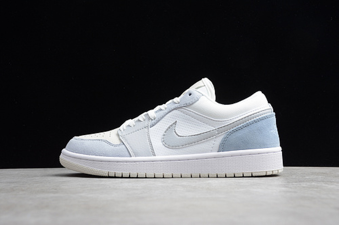 Jordan [CV3043-100]-[AIR JORDAN 1 LOW PARIS WHITE/SKY GREY-FOOTBALL GREY]-[UNISEX:36-45], photo 1