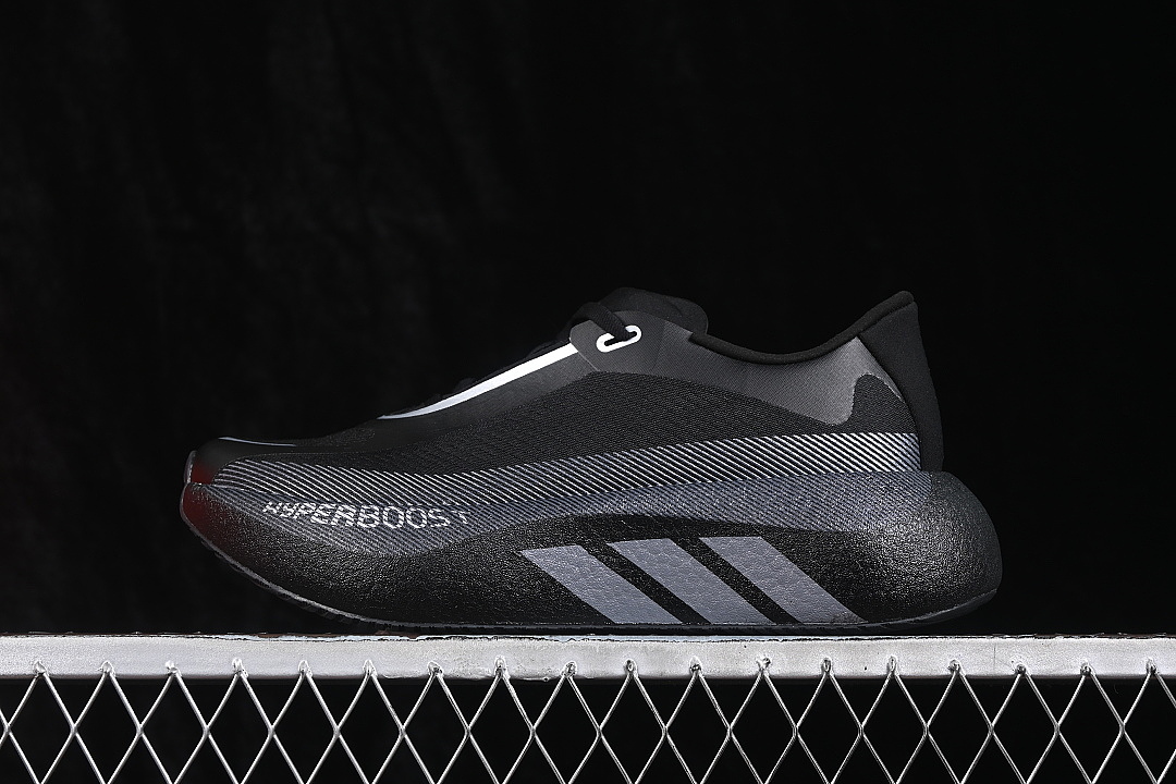 Unbranded [KJ0754]-[HYPERBOOST EDGE M RUNNING SHOES BLACK/BLACK/BLACK]-[WOMAN:36-39]-[MAN:40-48], photo 1