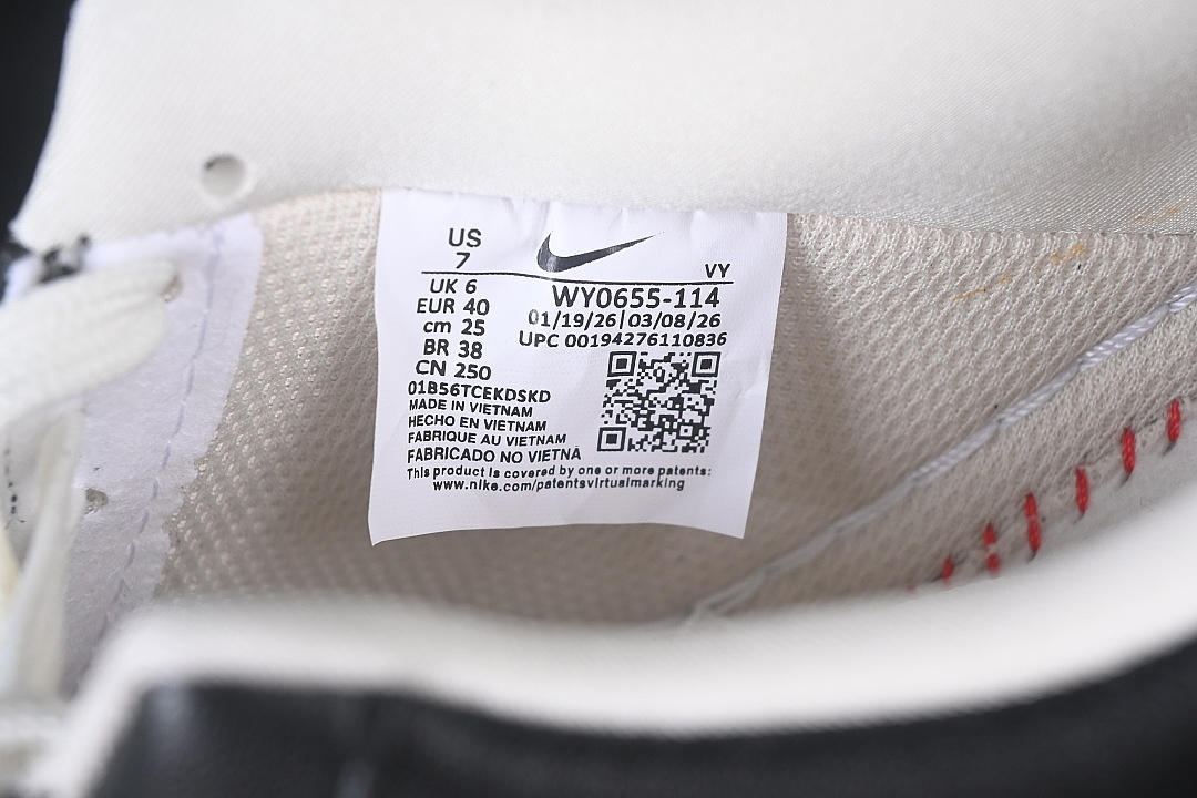 Nike [WY0655-114]-[AIR FORCE 1 07 LOW CASUAL SNEAKERS BLACK/WHITE]-[WOMAN:36-39]-[MAN:40-45] - Image 6
