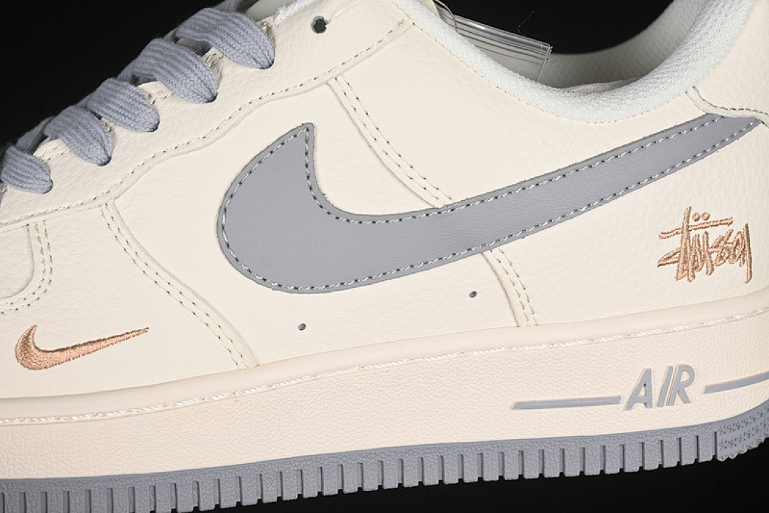 Nike [XX3168-150]-[AIR FORCE 1 07 LOW WHITE/GREY/GOLD]-[WOMAN:36-39]-[MAN:40-45] - Image 8