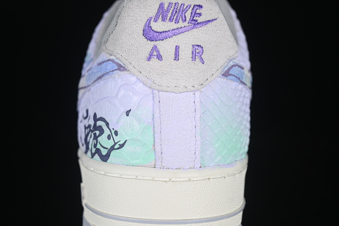 Nike [DX2678-666]-[AIR FORCE 1 07 LOW VIPER CNY WHITE/GREEN/PURPLE]-[WOMAN:36-39]-[MAN:40-45] - Image 7