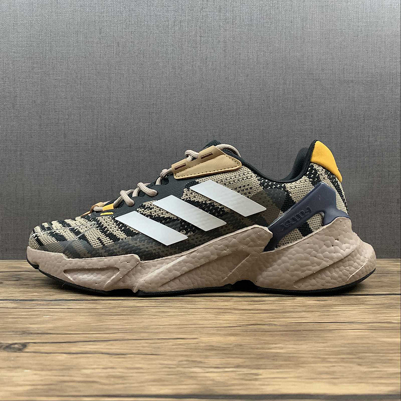 X9000L4 SHOES CORE BLACK/KHAKI/CLOUD WHITE · S23682, photo 1