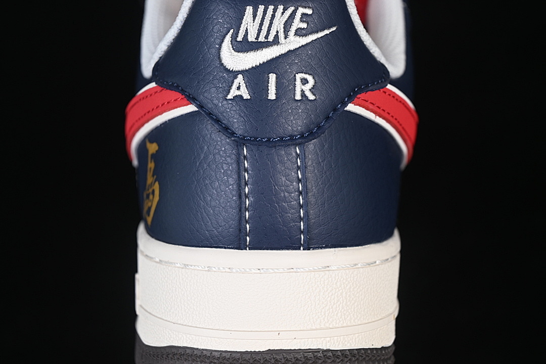 Nike [HT5088-617]-[AIR FORCE 1 07 LOW WHITE/NAVY BLUE/RED]-[WOMAN:36-39]-[MAN:40-45] - Image 7