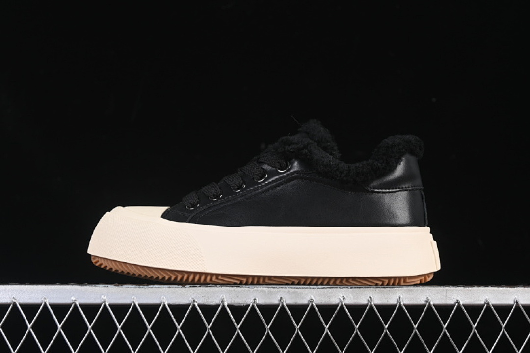 FELT CASUAL LIFE SHOES FOR AUTUMN AND WINTER BLACK/BEIGE · G23Y6903, photo 1