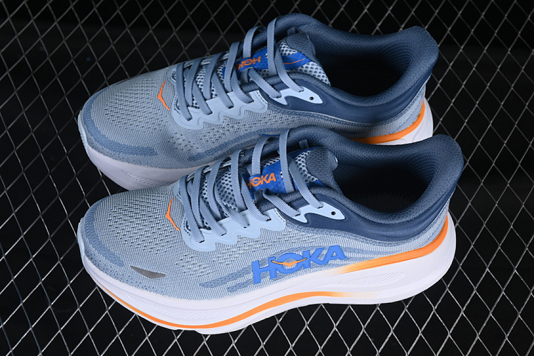 On Running [1162011 DNP]-[HOKA ONE BONDI 9 WHITE/GREY/BLUE]-[WOMAN:36-39]-[MAN:40-45] - Image 11