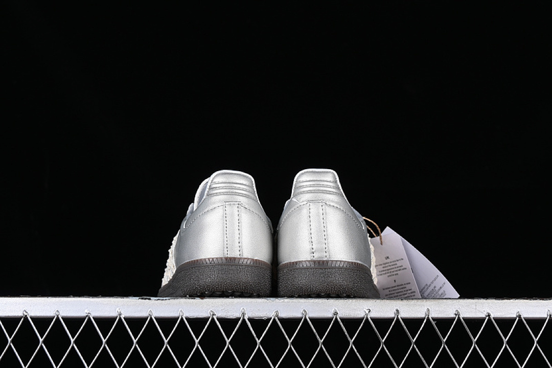 Adidas [B75806]-[ADIDAS SAMBA VEGAN SILVER/BLACK/GREY/WHITE]-[WOMAN:36-39] - Image 15
