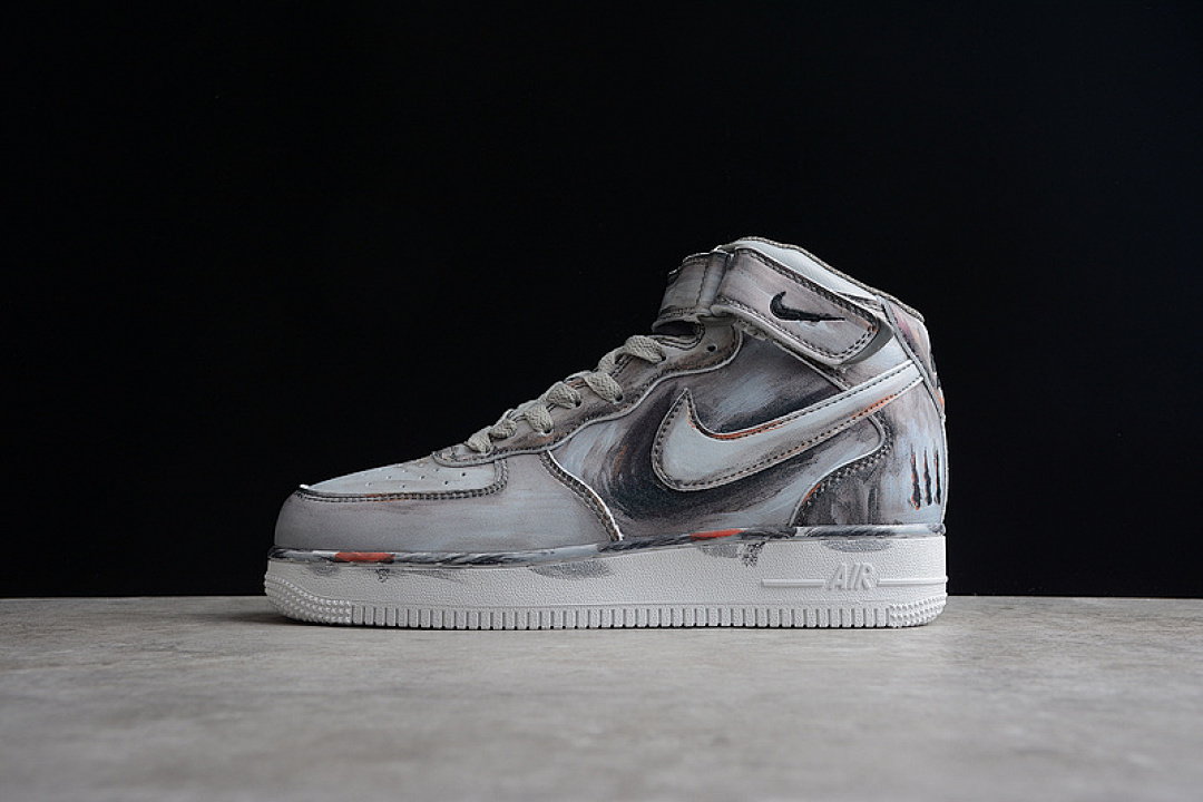 Nike [CW7582-103]-[AIR FORCE 1 HIGH 07 WB GREY/WHITE/BLACK]-[WOMAN:36-39]-[MAN:40-45], photo 1