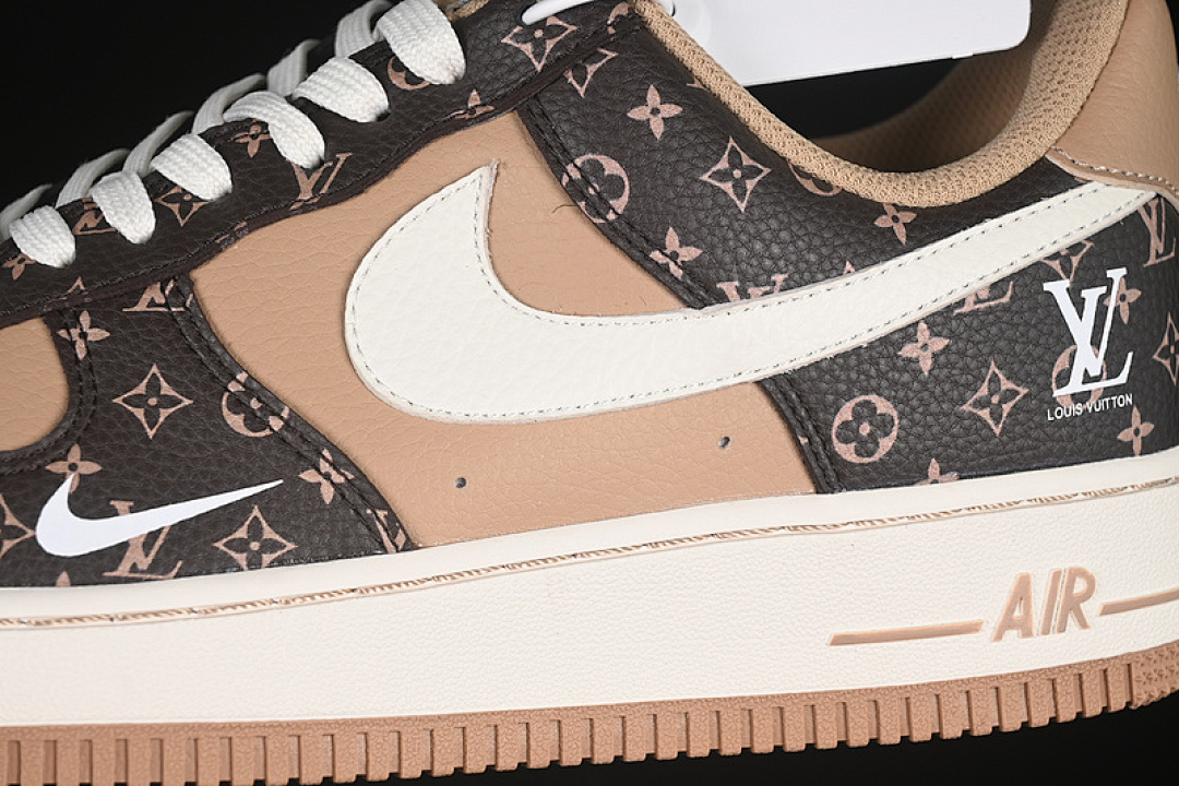Nike [LW9279-009]-[AIR FORCE 1 07 LOW LV WHITE/GREY/BROWN]-[WOMAN:36-39]-[MAN:40-45] - Image 8