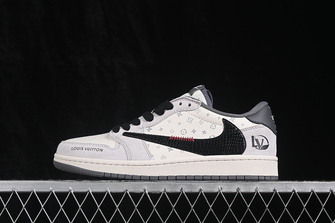 Jordan [CW6688-121]-[AIR JORDAN 1 LOW OG SP WHITE/GREY/BLACK]-[WOMAN:36-39]-[MAN:40-45] - Image 2