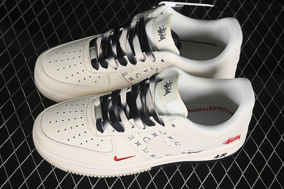 Nike [HH7518-076]-[AIR FORCE 1 07 LOW BEIGE/BLACK]-[WOMAN:36-39]-[MAN:40-45] - Image 11