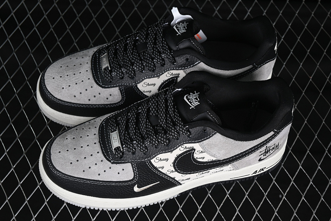Nike [CH6336-518]-[AIR FORCE 1 07 LOW WHITE/GREY/BLACK]-[WOMAN:36-39]-[MAN:40-45] - Image 11