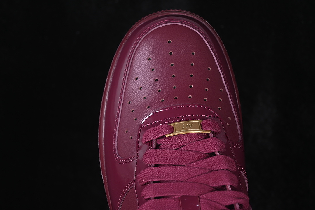 Unbranded [IO9970-638]-[AIR FORCE 1 LOW CASUAL SNEAKERS DARK BEETROOT/BEET]-[MAN:40-48.5] - Image 9