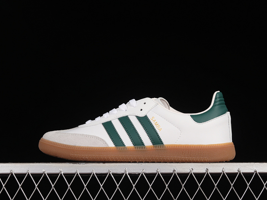 Adidas [HQ7036]-[MEXICO X SAMBA TEAM SHOES CLOUD WHITE/COLLEGIATE GREEN/GUM]-[WOMAN:36-39]-[MAN:40-45], photo 1