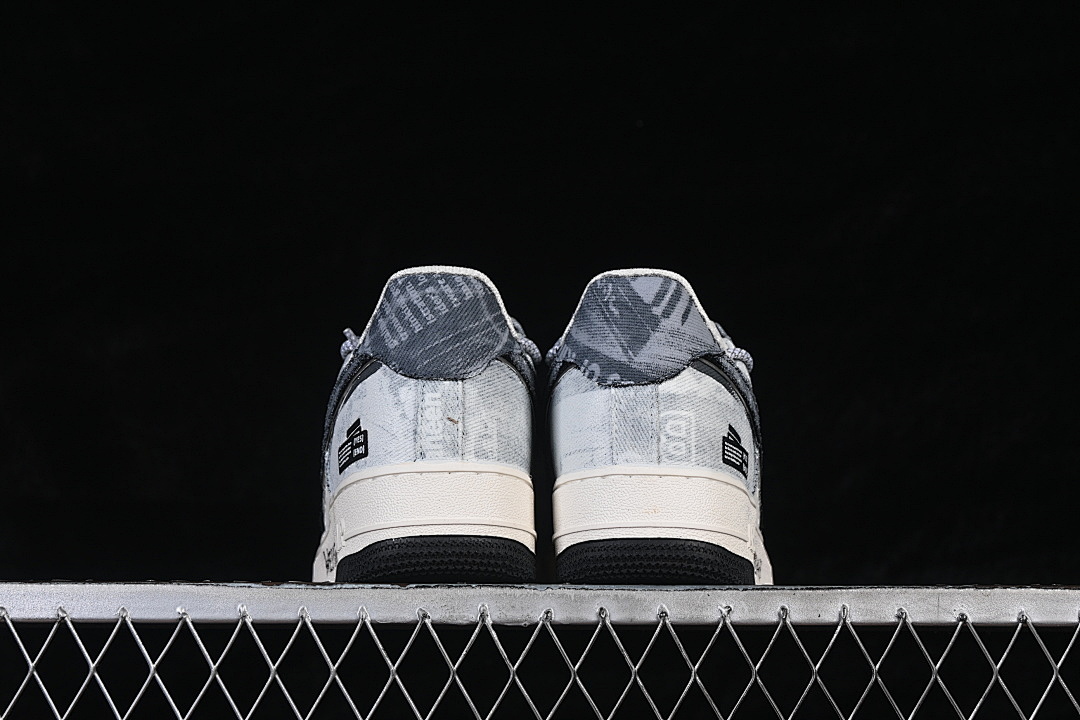 Nike [FB0607-110]-[AIR FORCE 1 07 LOW WHITE/GREY/BLACK]-[WOMAN:36-39]-[MAN:40-45] - Image 14