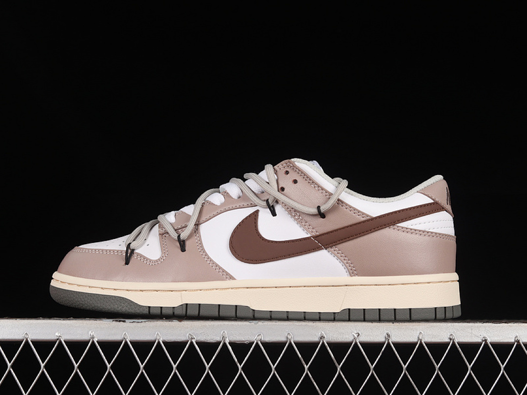 Unbranded [DD1503-117]-[DUNK LOW WHITE/BROWN]-[WOMAN:36-39]-[MAN:40-46], photo 1