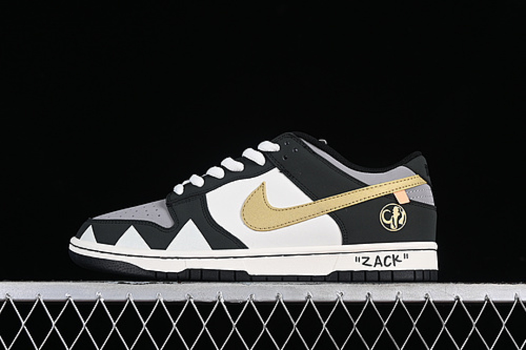 Nike SB DUNK LOW WHITE/YELLOW/BLACK/GREY · ZZ1998-003, photo 1