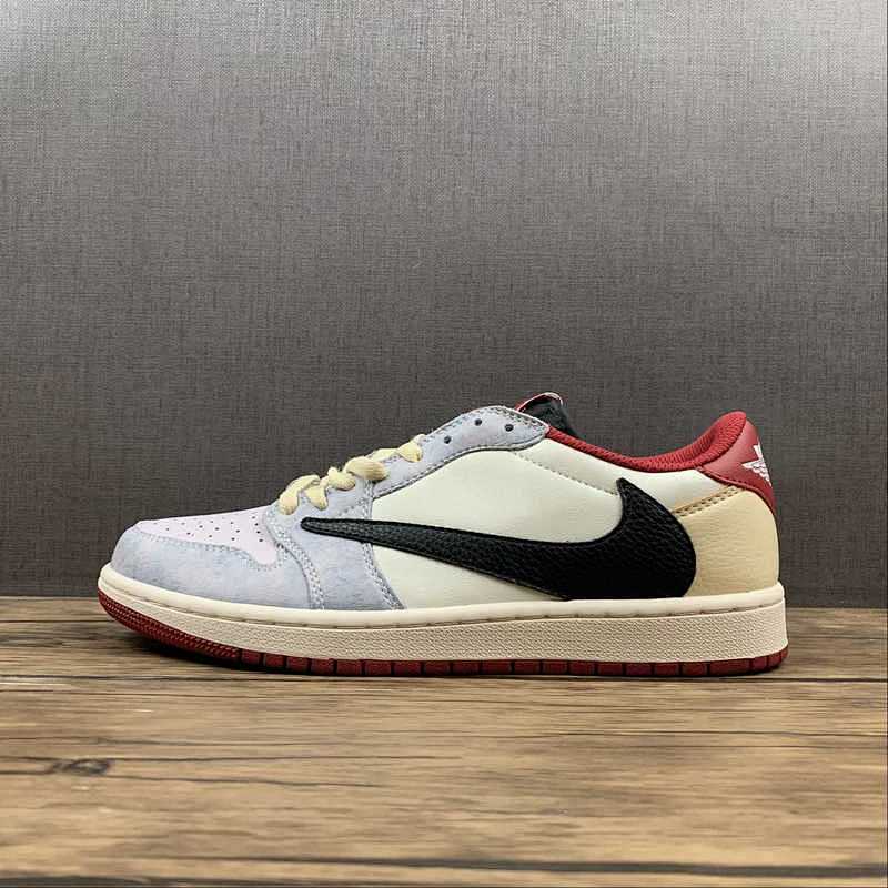 Jordan TRAVIS SCOTT X AIR Jordan 1 LOW WHITE/BLACK/RED · CM7866-125, photo 1