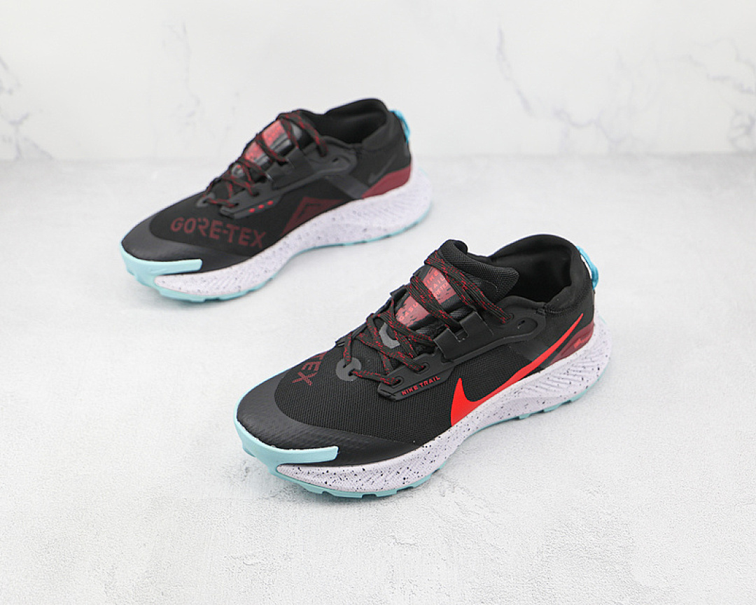 Nike [DC8793-002]-[PEGASUS TRAIL 3 GTX BLACK/DARK BEETROOT/DYNAMIC TURQUOISE/BRIGHT CRIMSON] - Image 5