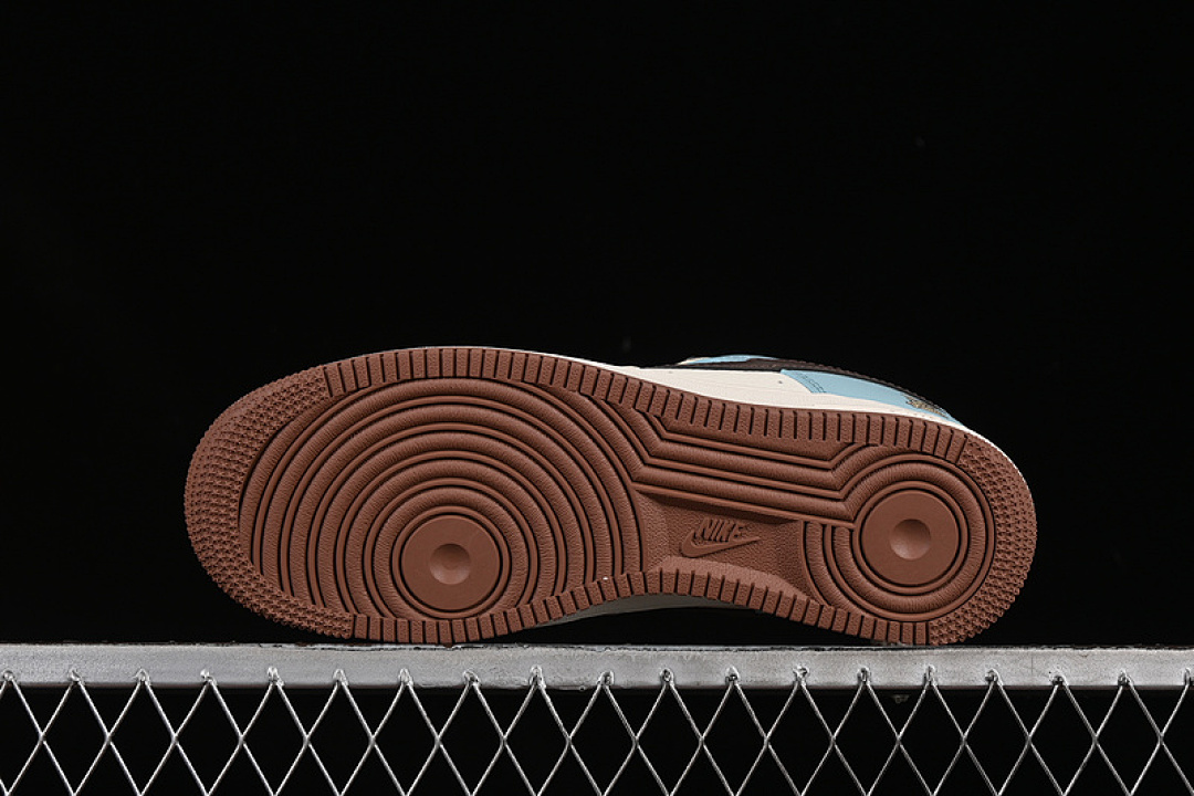 Nike [JJ2508-702]-[AIR FORCE 1 07 LOW LV WHITE/GREY/BLUE/BROWN]-[WOMAN:36-39]-[MAN:40-45] - Image 15