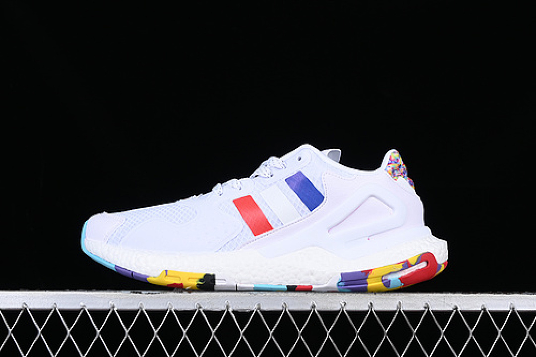 Adidas [FY3031]-[ADIDAS DAY JOGGER BOOST WHITE/RED/BLUE]-[WOMAN:36-39]-[MAN:40-45], photo 1