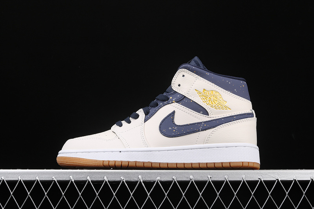Jordan [AH6342-104]-[AIR JORDAN 1 RETRO MID JETER BRONZE/COLLEGE NAVY]-[UNISEX:36-46], photo 1