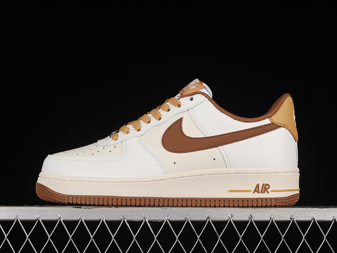 Nike [YY3188-102]-[AIR FORCE 1 LOW WHITE/PURPLE/BROWN]-[WOMAN:36-39]-[MAN:40-45], photo 1