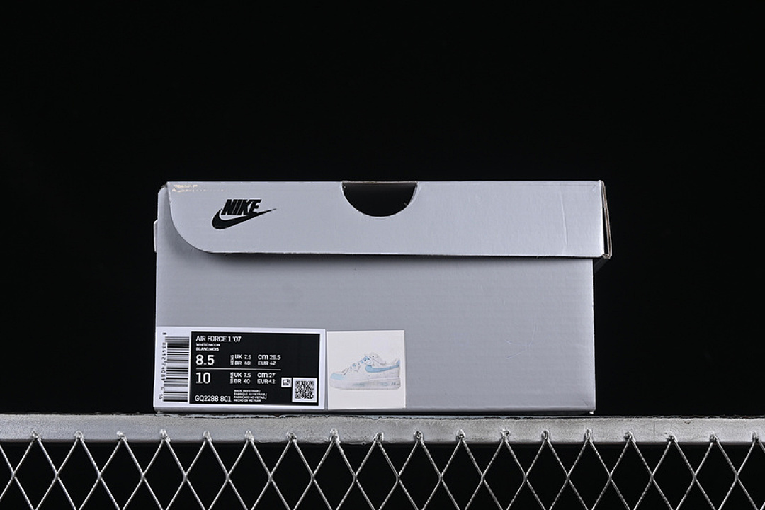 Nike [CQ2288-801]-[AIR FORCE 1 07 LOW WHITE/BLUE]-[WOMAN:36-39]-[MAN:40-45] - Image 12
