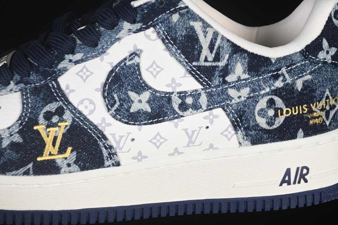 Nike [YF9511-820]-[AIR FORCE 1 07 LOW CASUAL SNEAKERS NAVY BLUE/WHITE]-[WOMAN:36-39]-[MAN:40-45] - Image 7