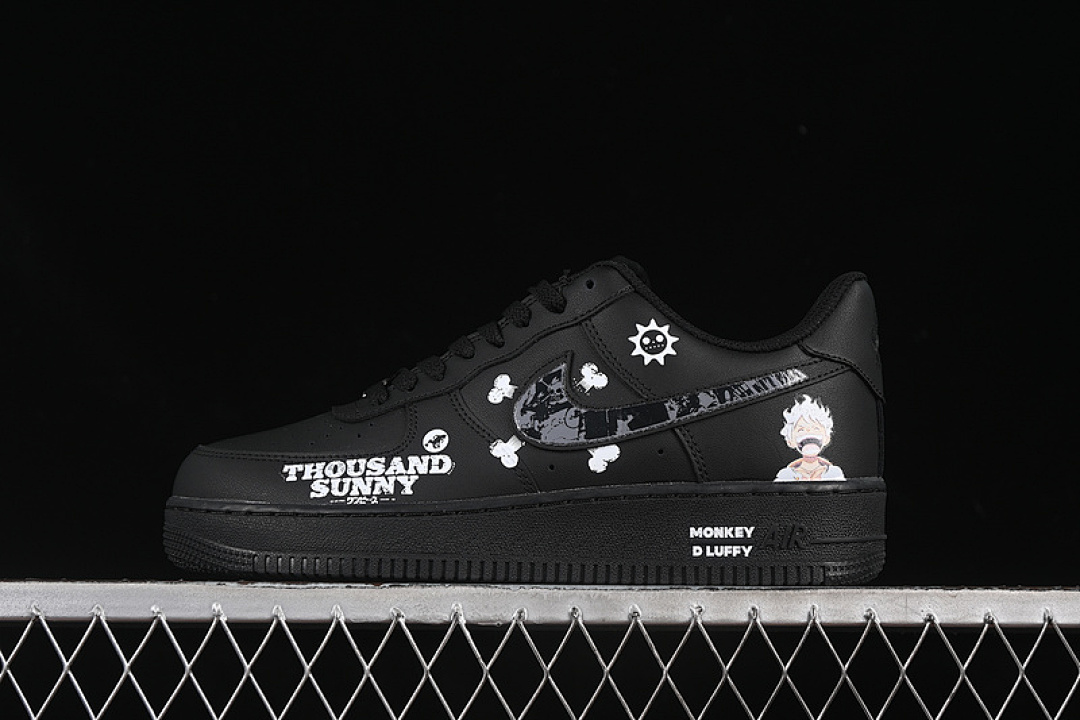 Nike [CW2288-016]-[AIR FORCE 1 07 LOW NICA BLACK/WHITE]-[WOMAN:36-39]-[MAN:40-45] - Image 2