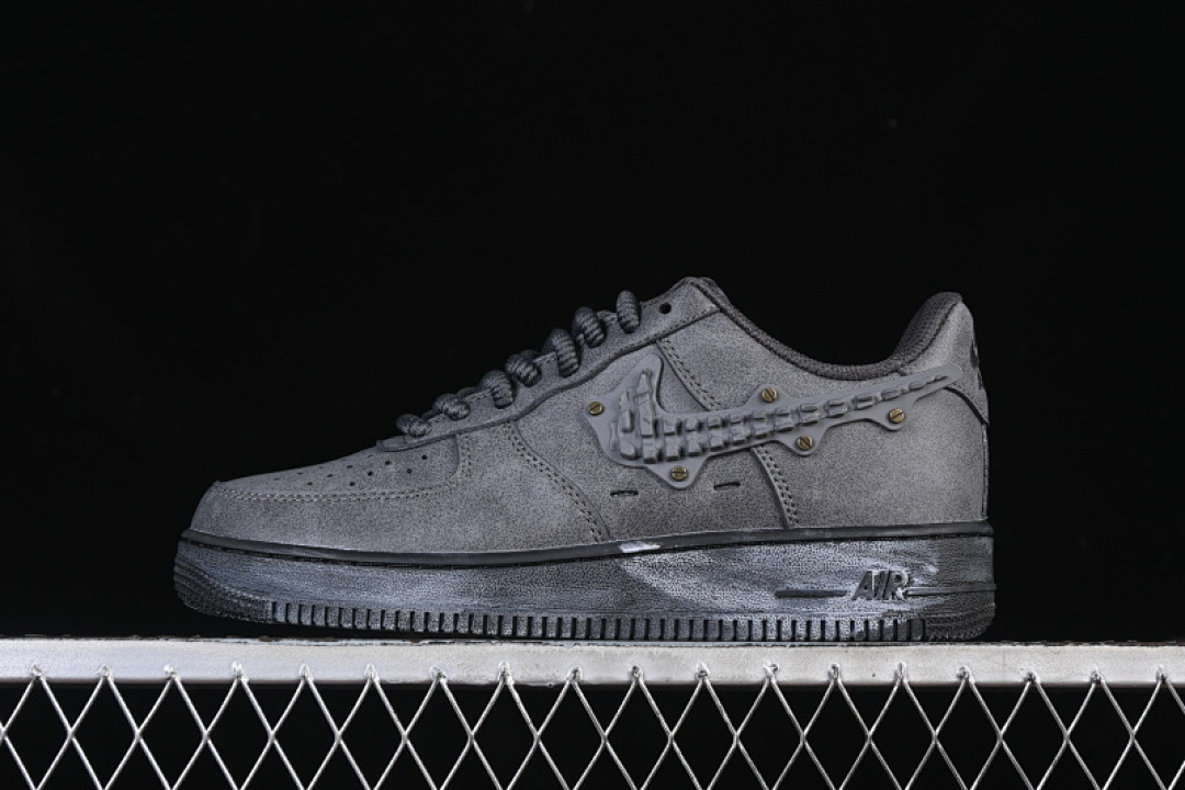 Unbranded [IH4965-254]-[AIR FORCE 1 07 LOW CASUAL SNEAKERS DARK GRAY/GREY]-[WOMAN:36-39]-[MAN:40-45], photo 1