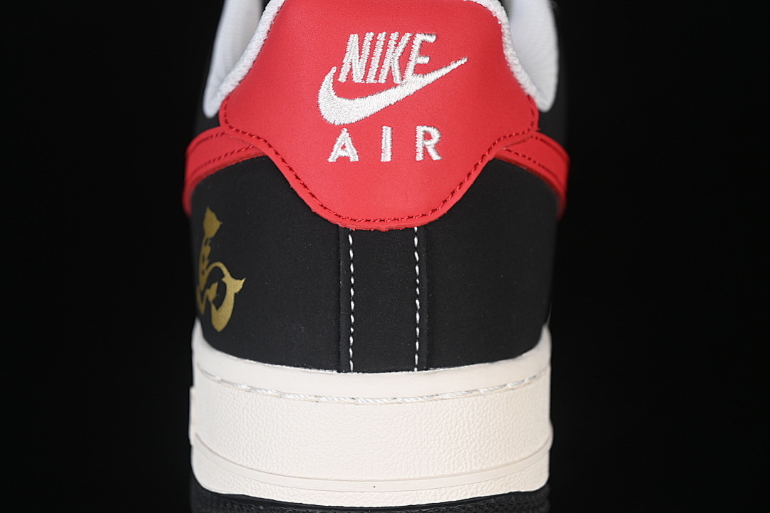 Nike [QW5288-121]-[AIR FORCE 1 07 LOW WHITE/BLACK/RED/GOLD]-[WOMAN:36-39]-[MAN:40-45] - Image 7