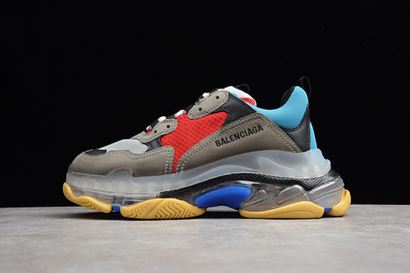 Balenciaga TRIPLE S SNEAKER DADSHOE RED/YELLOW/GREY · ECBA800616H, photo 1
