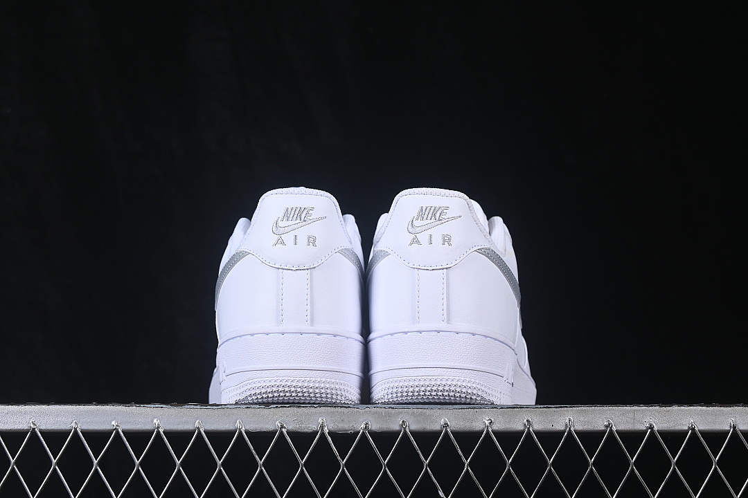 Nike [FJ4146-134]-[AIR FORCE 1 07 LOW CASUAL SNEAKERS WHITE/SILVER]-[WOMAN:36-39]-[MAN:40-45] - Image 13