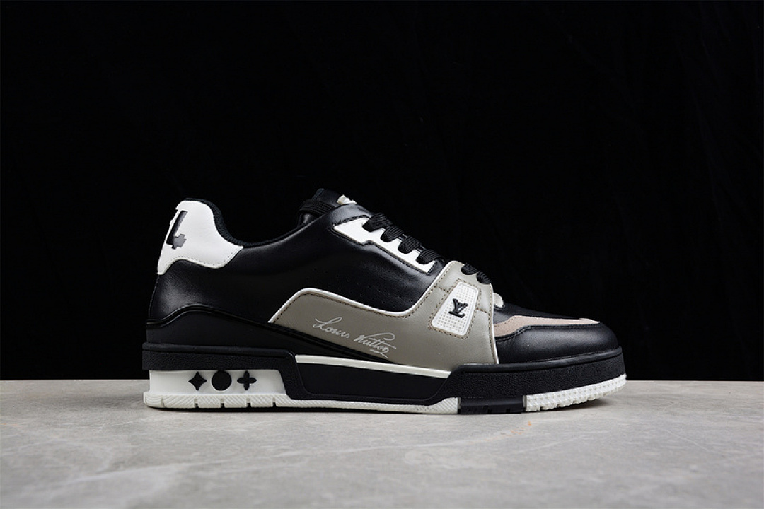 Louis Vuitton [L*V 2022 TRAINER SNEAKERS BLACK/GREY/WHITE]-[MAN:38-45] - Image 15